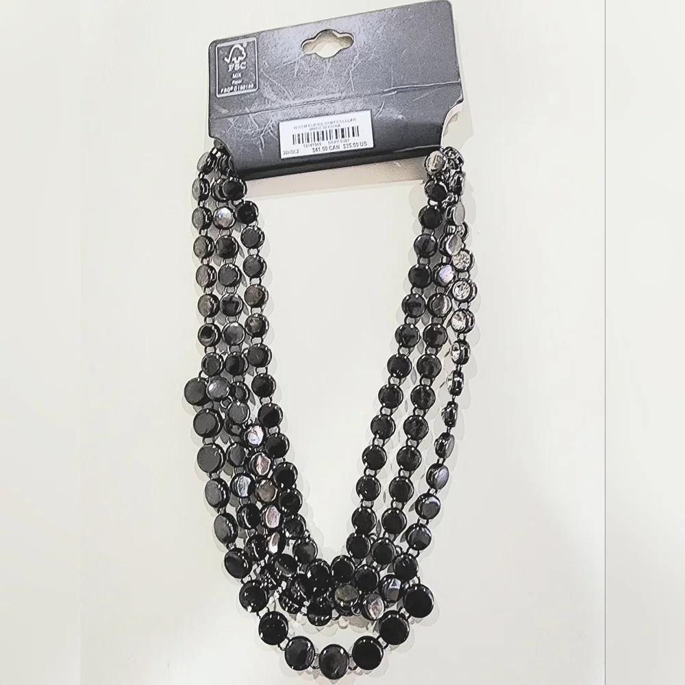 NWT Torrid Layered Rhinestone Collar Statement Necklace - Picture 3 of 3